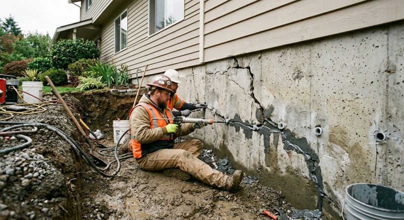 Basement Foundation Repair in Linwood, KS