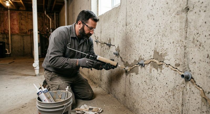 Basement Foundation Repair in Oskaloosa, KS