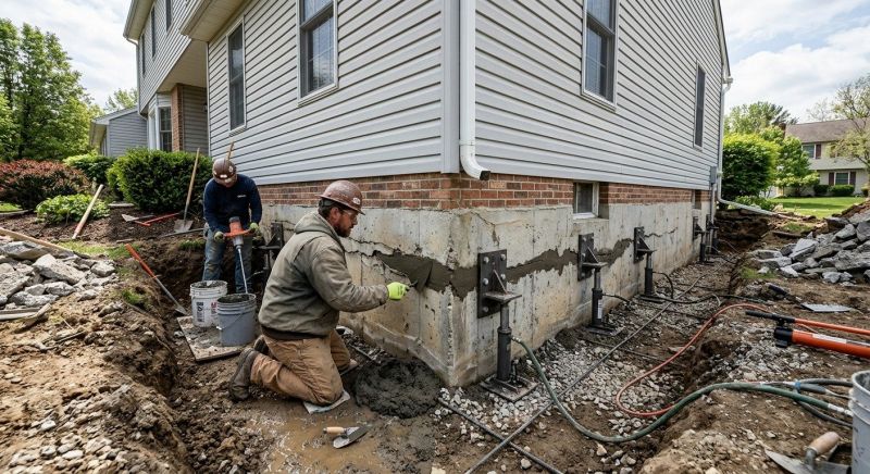 Basement Foundation Repair in Oskaloosa, KS