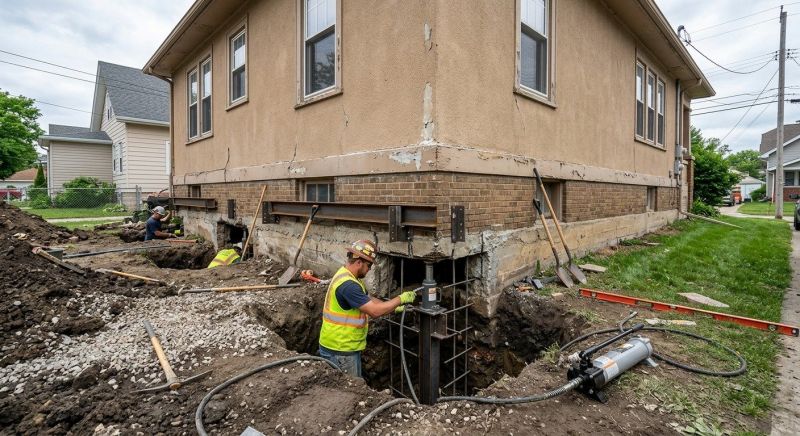 Basement Underpinning in Leavenworth, KS