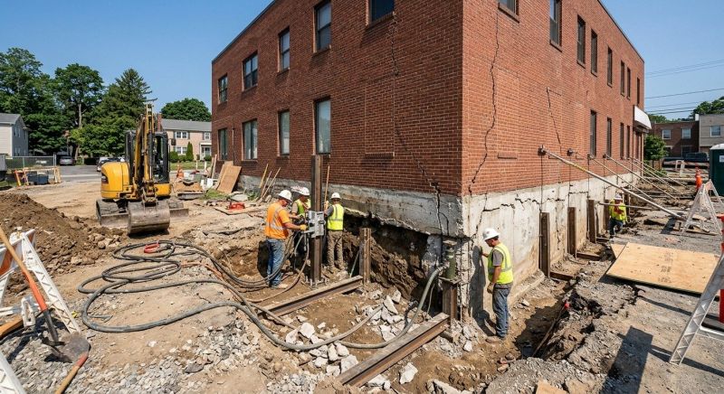 Building Foundation Repair in Leavenworth, KS