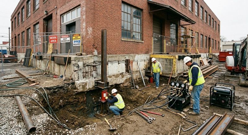 Commercial Foundation Repair in Leavenworth, KS