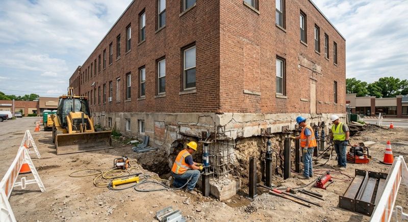 Commercial Foundation Repair in Leavenworth, KS