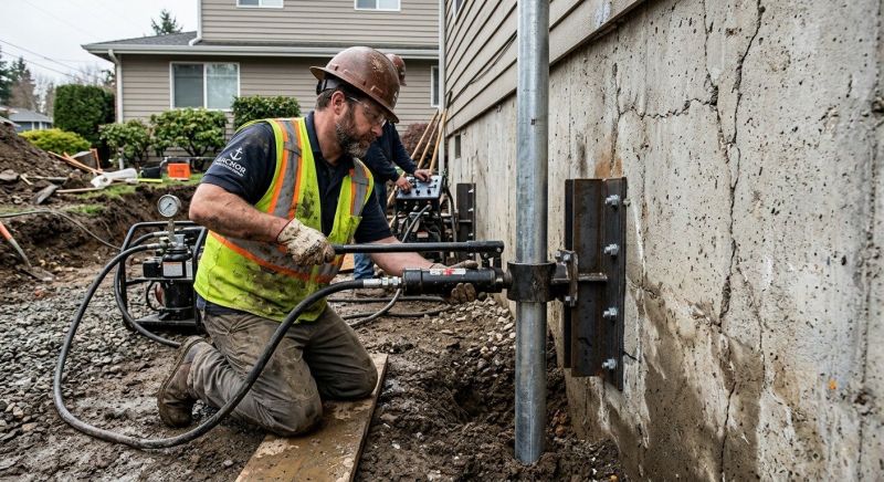 Concrete Foundation Leveling in Leavenworth, KS