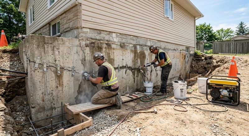Concrete Foundation Repair in Leavenworth, KS