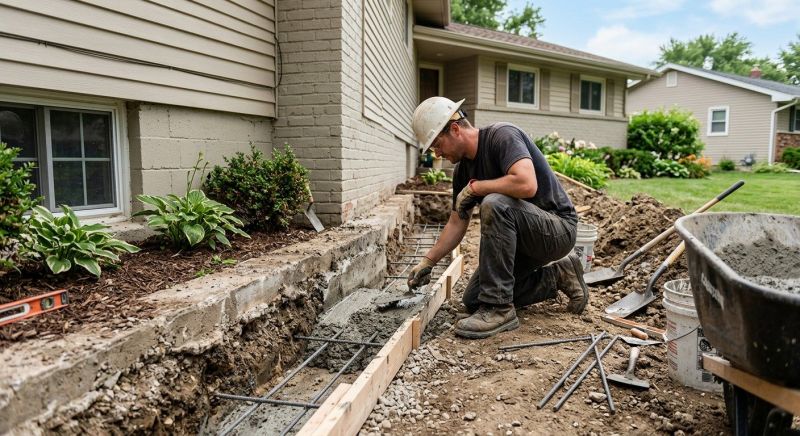 Concrete Foundation Repair in Linwood, KS