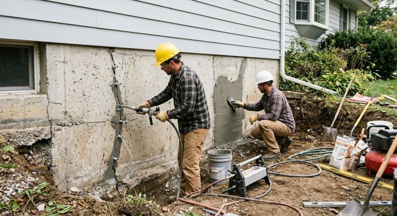 Concrete Foundation Repair in Platte County, MO