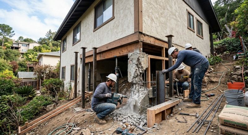 Concrete Foundation Repair in Trimble, MO