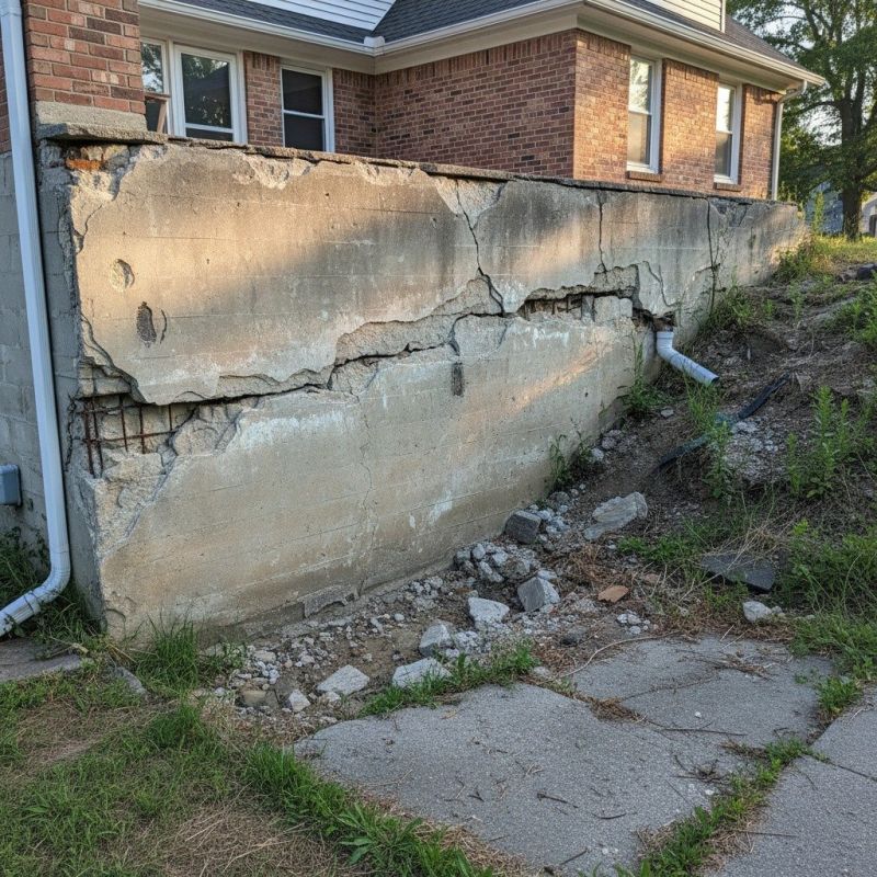 Cracked Foundation Repair in Mission, KS