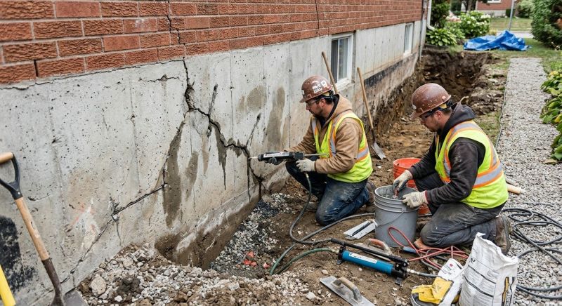 Cracked Foundation Repair in Platte County, MO