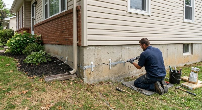 Cracked Foundation Repair in Smithville, MO