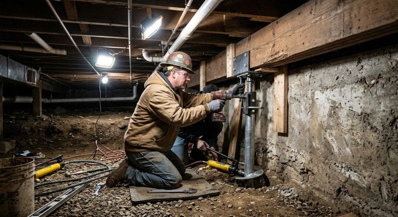 Crawl Space Leveling in Leavenworth, KS