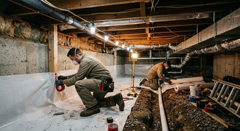 Crawl Space Leveling in Leavenworth, KS