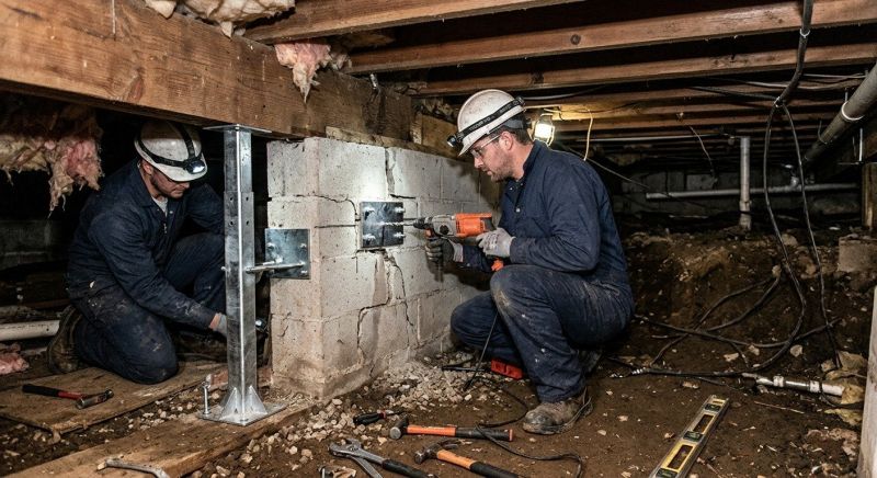 Crawlspace Foundation Repair in Clay County, MO