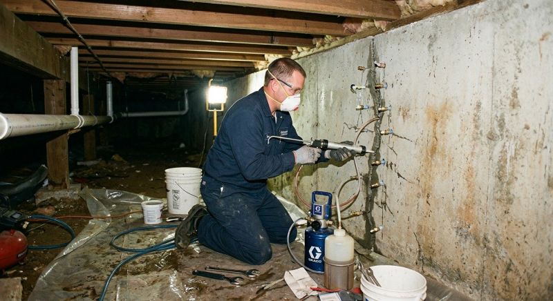 Crawlspace Foundation Repair in Leavenworth County, KS