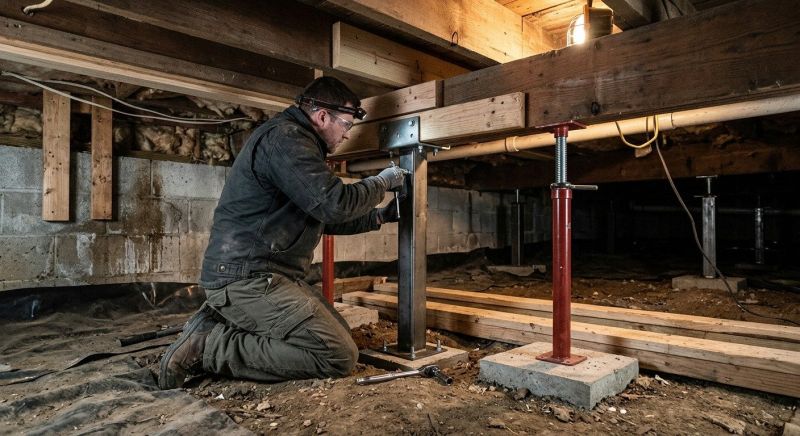 Crawlspace Structural Repair in Leavenworth, KS