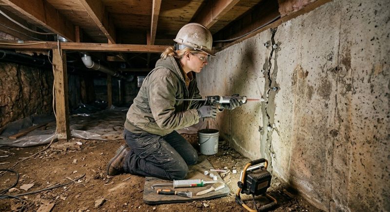 Deep Foundation Repair in Leavenworth, KS
