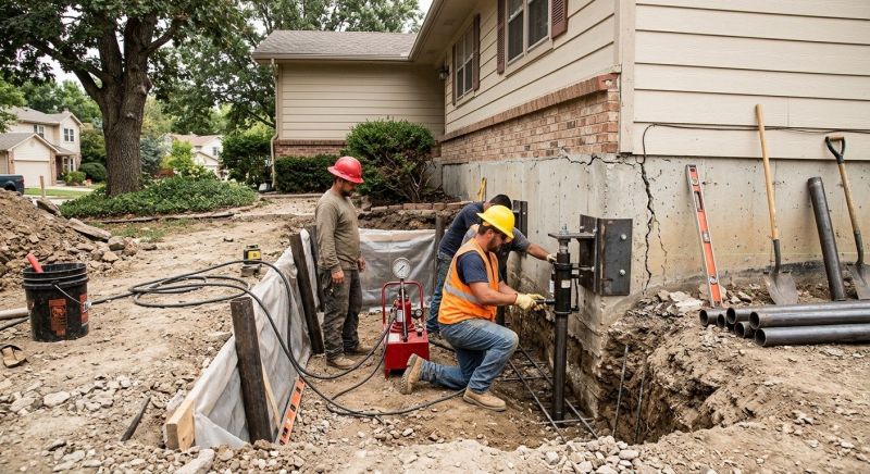 Foundation Damage Repair in Leavenworth County, KS