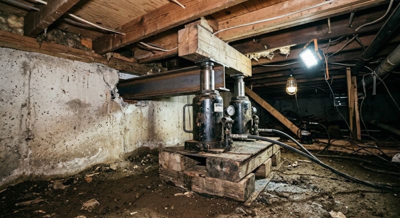 Foundation Jacking in Leavenworth, KS