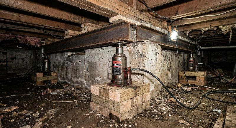 Foundation Jacking in Linwood, KS