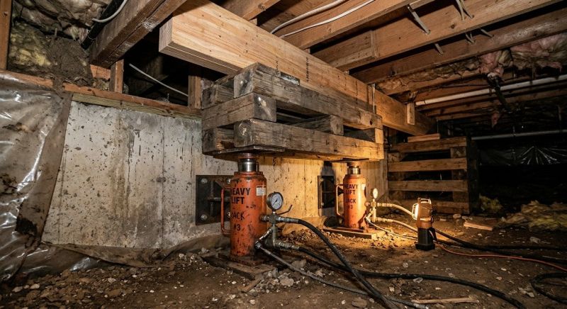 Foundation Jacking in Trimble, MO