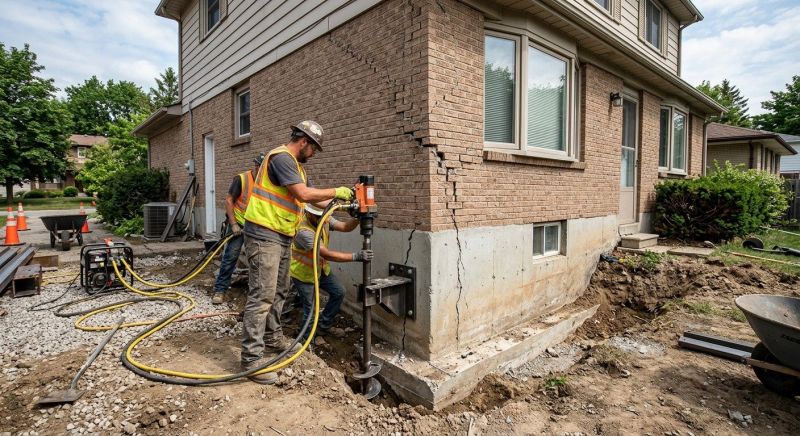 Foundation Lifting in Leavenworth, KS