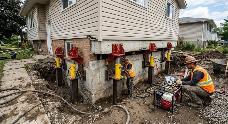 Foundation Lifting in Oskaloosa, KS