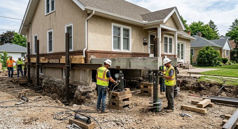 Foundation Releveling in Leavenworth, KS