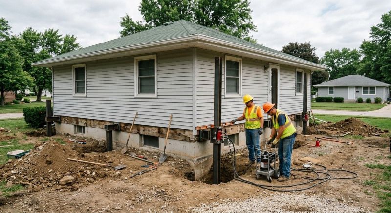 Foundation Releveling in Leavenworth, KS