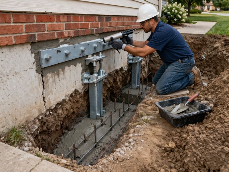 Foundation Repair in Shawnee, KS