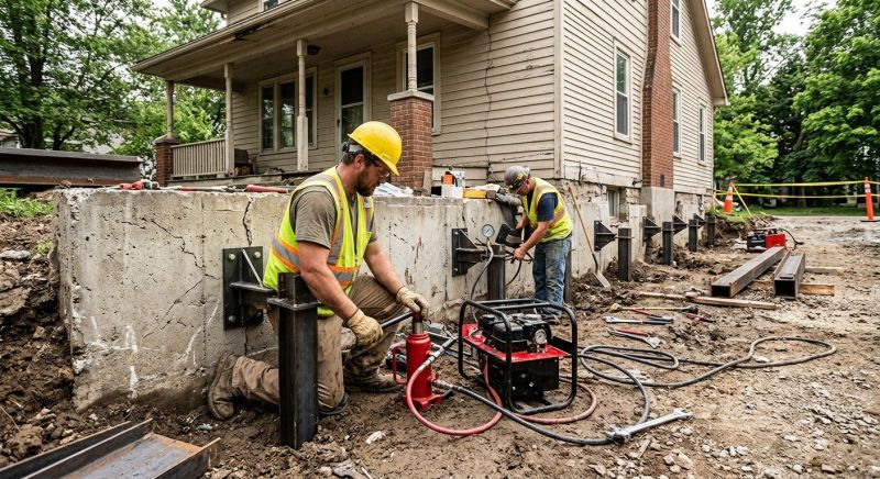 Foundation Stabilizing in Kansas City, KS
