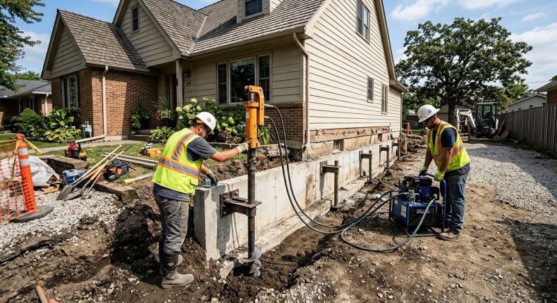 Foundation Stabilizing in Leavenworth, KS