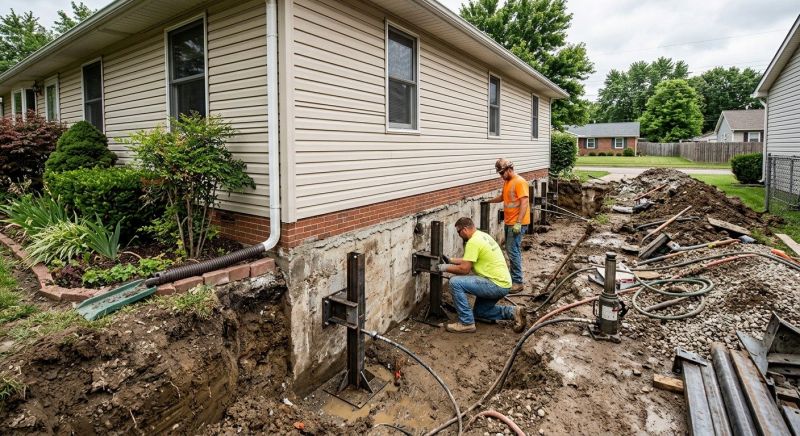 Foundation Stabilizing in Tonganoxie, KS