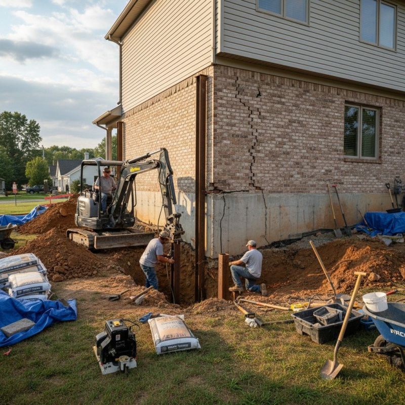Foundation Structural Repair in Linwood, KS