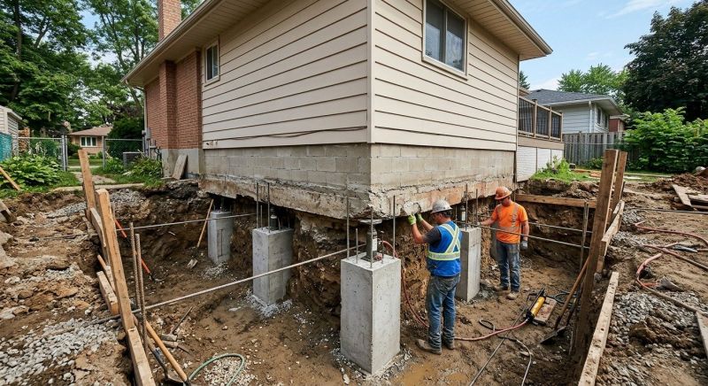 Foundation Underpinning in Leavenworth, KS