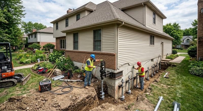 Helical Pile Installation in Leavenworth, KS