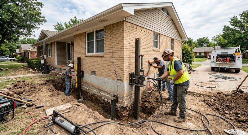 Home Foundation Leveling in Leavenworth, KS