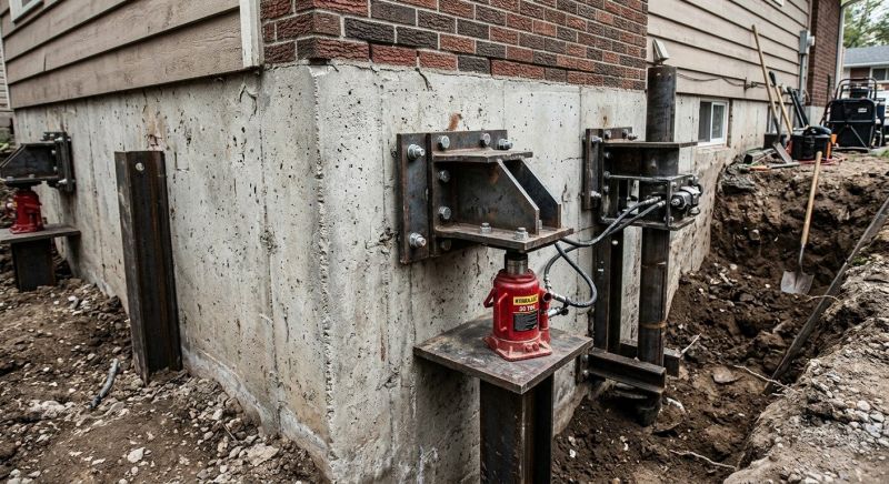 House Foundation Leveling in Leavenworth, KS