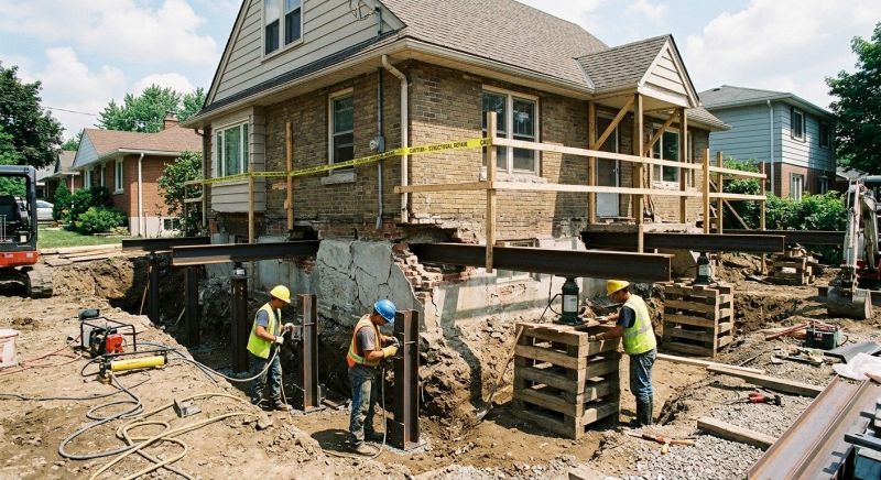 House Foundation Repair in Trimble, MO