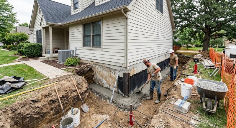 Residential Foundation Repair in Leavenworth, KS