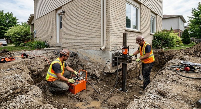 Sinking Foundation Lifting in Leavenworth, KS