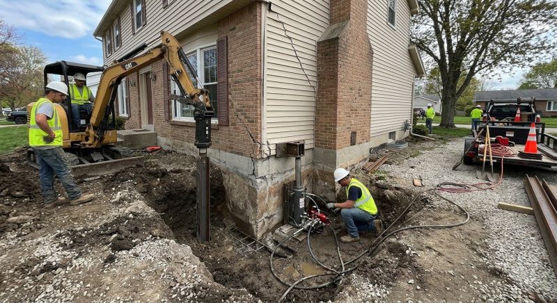 Sinking Foundation Repair in Clay County, MO