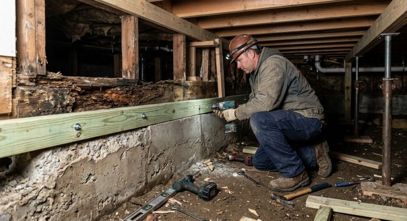 Sinking Foundation Repair in Smithville, MO