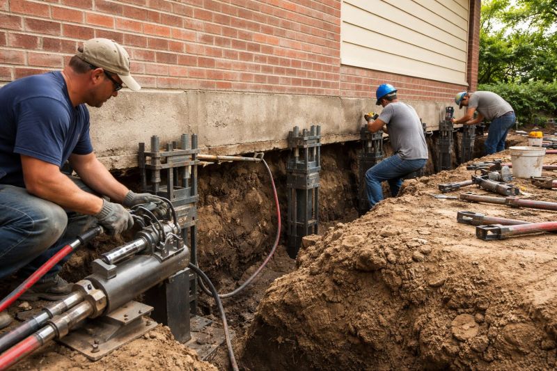 Slab Foundation Repair in Leavenworth, KS