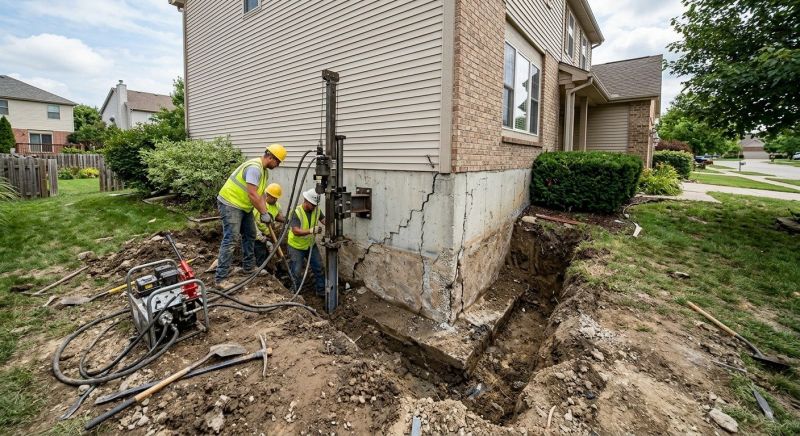 Structural Foundation Repair in Leavenworth, KS