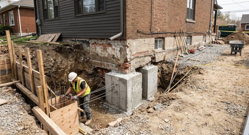 Structural Underpinning in Leavenworth, KS