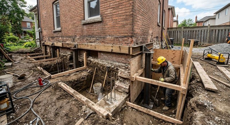 Structural Underpinning in Leavenworth, KS